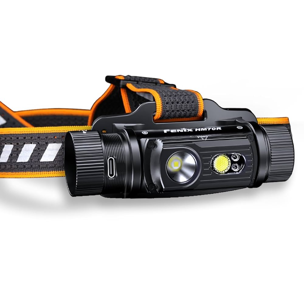 Fenix HM70R ヘッドランプ 1600ルーメン Amazon.com: Fenix HM70R Headlamp, 1600 Lumen USB-C